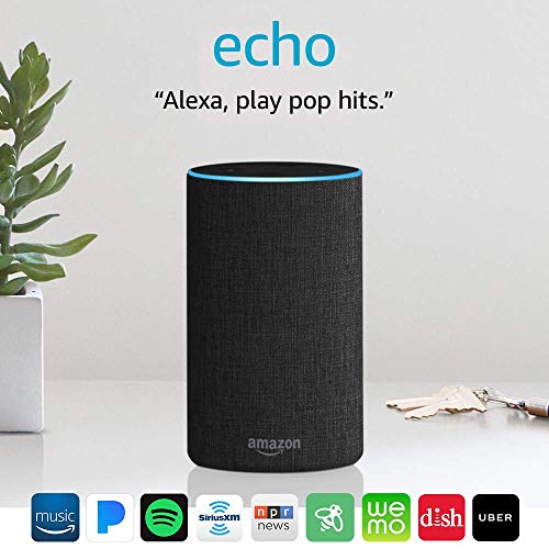 Echo (2nd Generation) - Smart speaker with Alexa - Charcoal Fabric