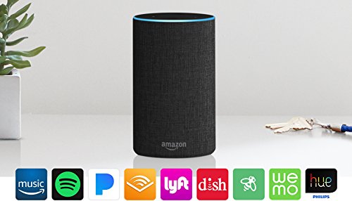 Echo (2nd Generation) - Smart speaker with Alexa - Charcoal Fabric