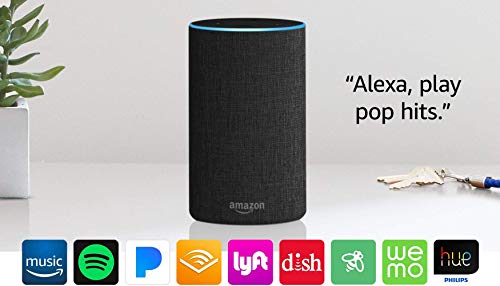 Echo (2nd Generation) - Smart speaker with Alexa - Charcoal Fabric