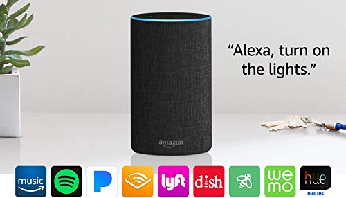 Echo (2nd Generation) - Smart speaker with Alexa - Charcoal Fabric