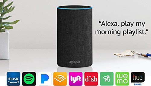 Echo (2nd Generation) - Smart speaker with Alexa - Charcoal Fabric