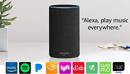Echo (2nd Generation) - Smart speaker with Alexa - Charcoal Fabric