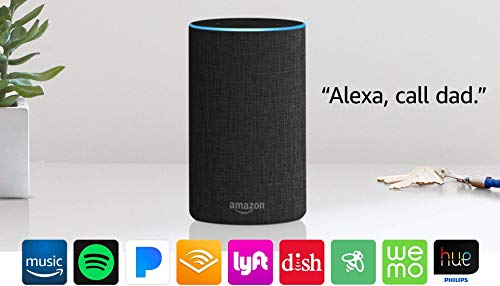 Echo (2nd Generation) - Smart speaker with Alexa - Charcoal Fabric