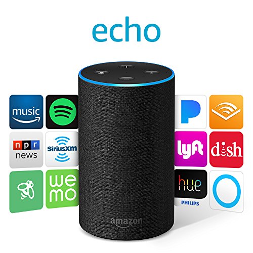 Echo (2nd Generation) - Smart speaker with Alexa - Charcoal Fabric