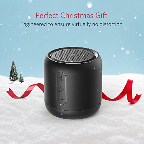 Anker SoundCore mini, Super-Portable Bluetooth Speaker with 15-Hour Playtime, 66-Foot Bluetooth Range, Enhanced Bass, Noise-Cancelling Microphone - Black