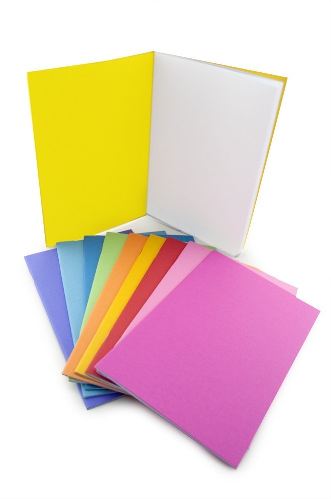 Hygloss Products Inc. HYG77640 Mini Bright Books pack of 10 assorted colors