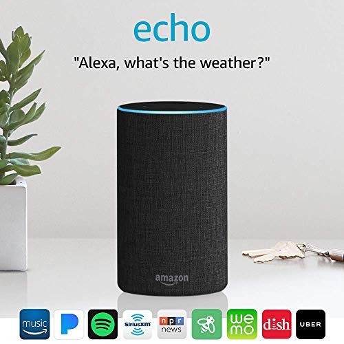 Echo (2nd Generation) - Smart speaker with Alexa - Charcoal Fabric
