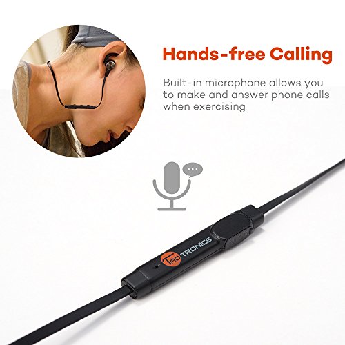 Bluetooth Earphones, TaoTronics Bluetooth 4.2 Headphones Stereo Magnetic Earbuds, Secure Fit for Sport, Gym with Built-in Mic
