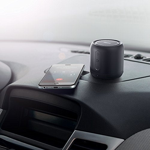 Anker SoundCore mini, Super-Portable Bluetooth Speaker with 15-Hour Playtime, 66-Foot Bluetooth Range, Enhanced Bass, Noise-Cancelling Microphone - Black