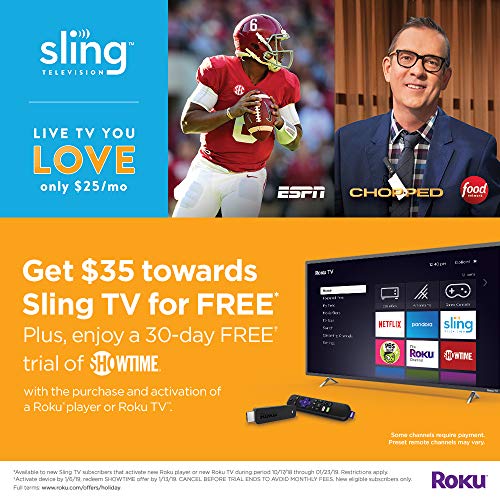Roku Streaming Stick+ | HD/4K/HDR Streaming Device with Long-range Wireless and Voice Remote with TV Power and Volume