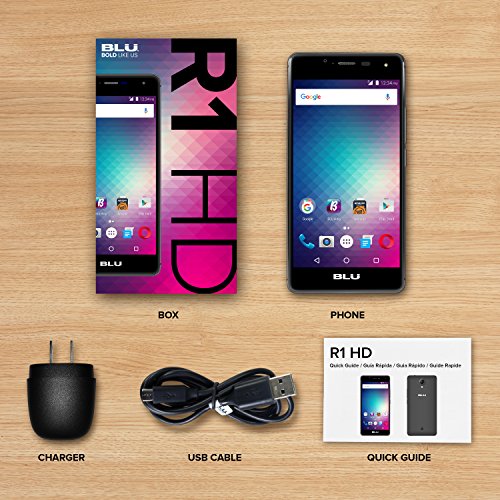 BLU R1 HD Cell Phone 16GB - Black