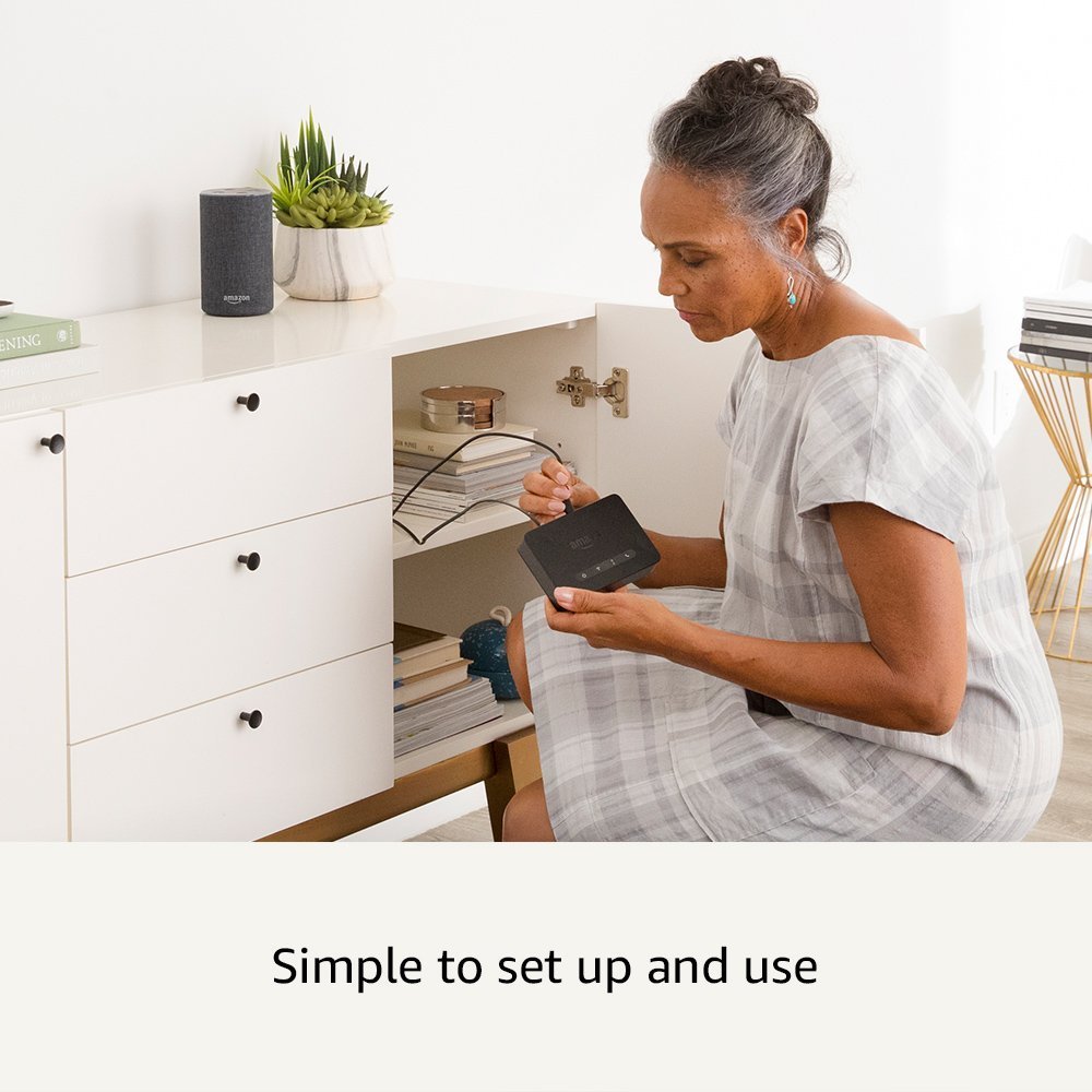 Echo Connect – requires compatible Alexa-enabled device and home phone service