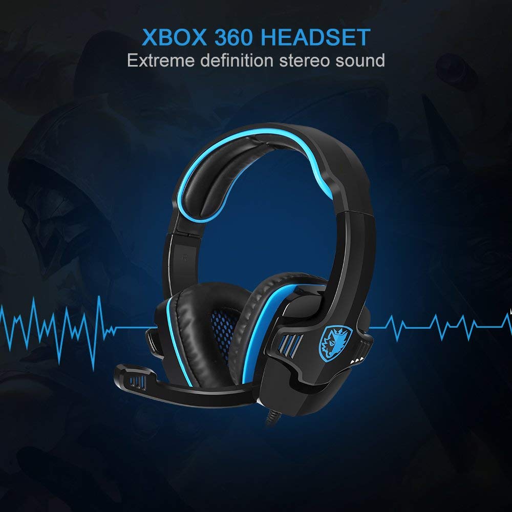 SADES Gaming Headset Headphone For PS4/PC/Laptop/Xbox 360 with Microphone SA-708GT