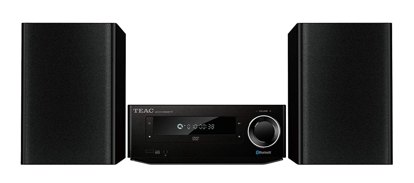 DVD Micro System with Wireless Audio Streaming to Smart Devices MCDV66BTF Connecting via Bluetooth is a snap Hook this feature-packed Hi-Fi system up with your TV to complete your multimedia entertainment setup. Connect wirelessly to play audio from your