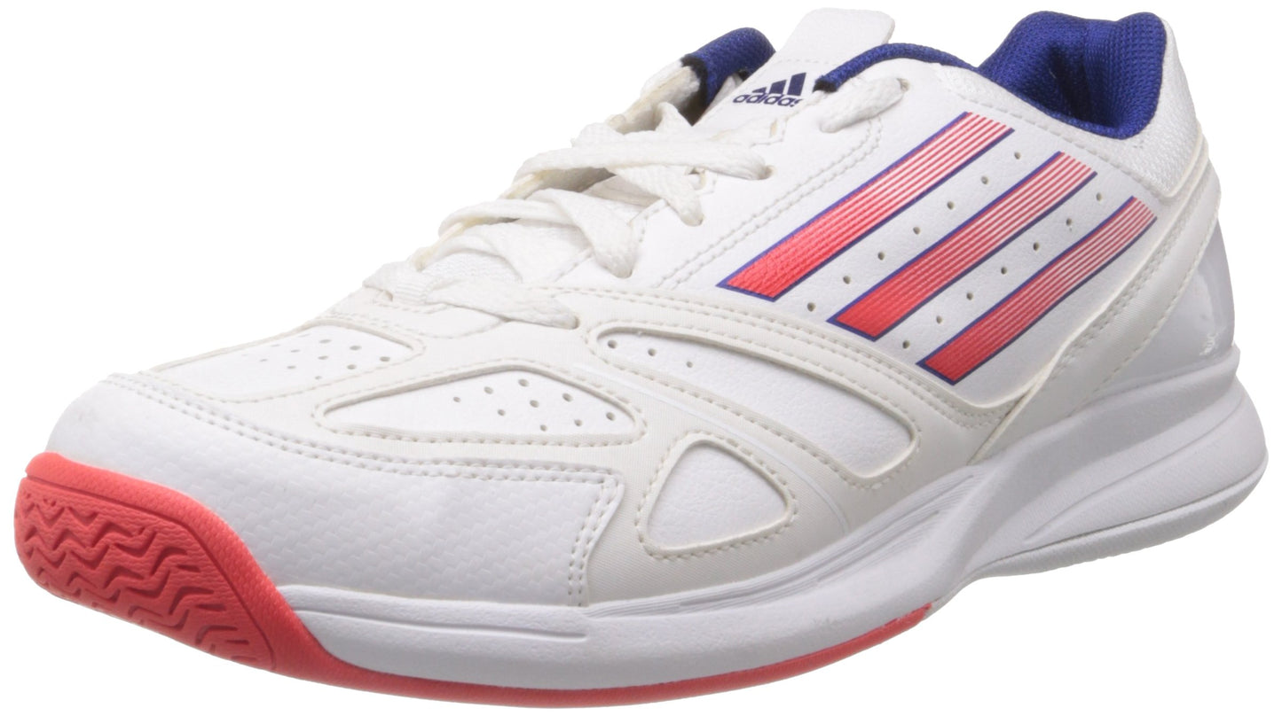 Adidas Men's Galaxy Elite II White and Red Tennis Shoes - 9 UK