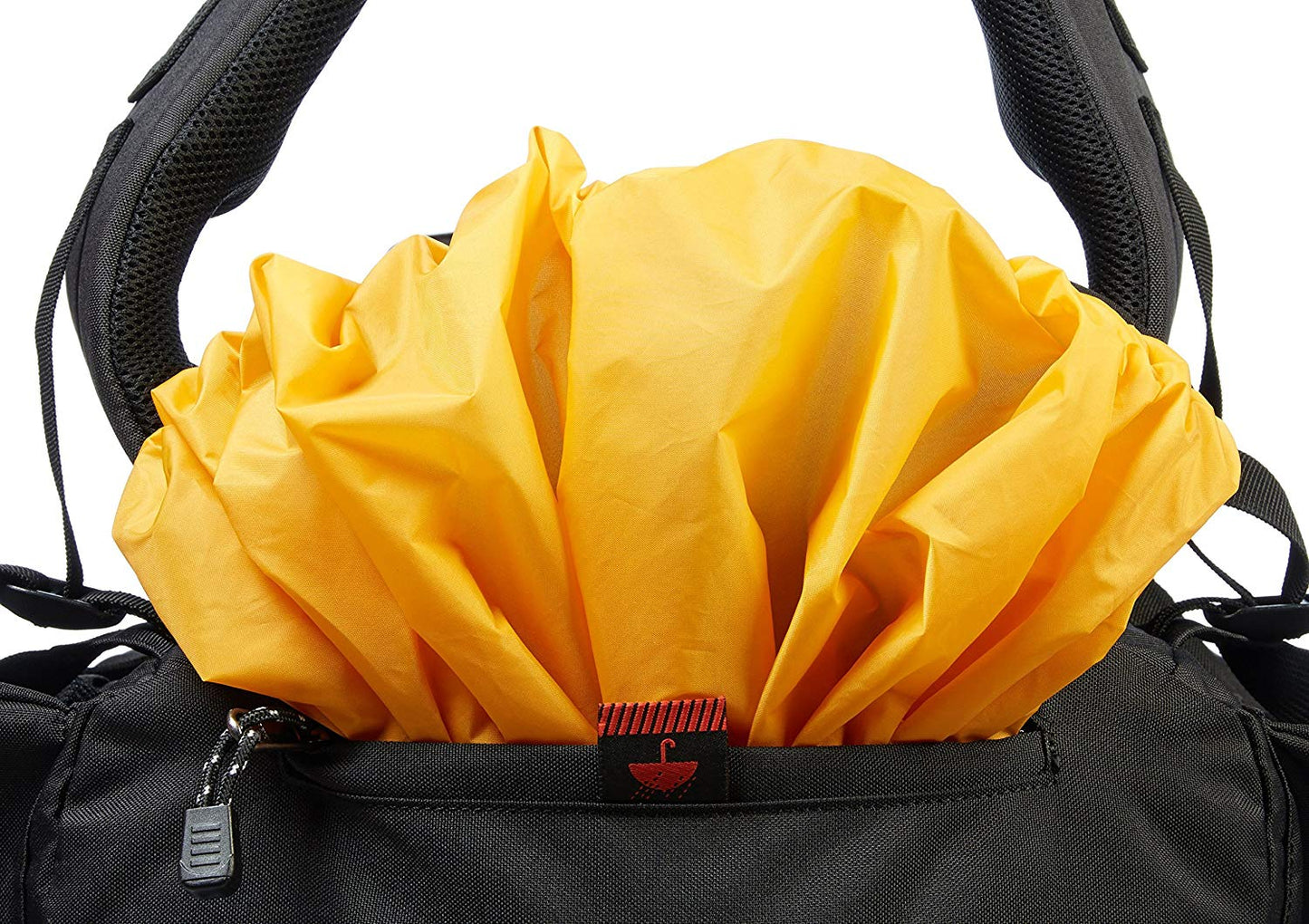 AmazonBasics Sac à dos de randonnée à armature intérieure avec housse de pluie, 75 L, Noir