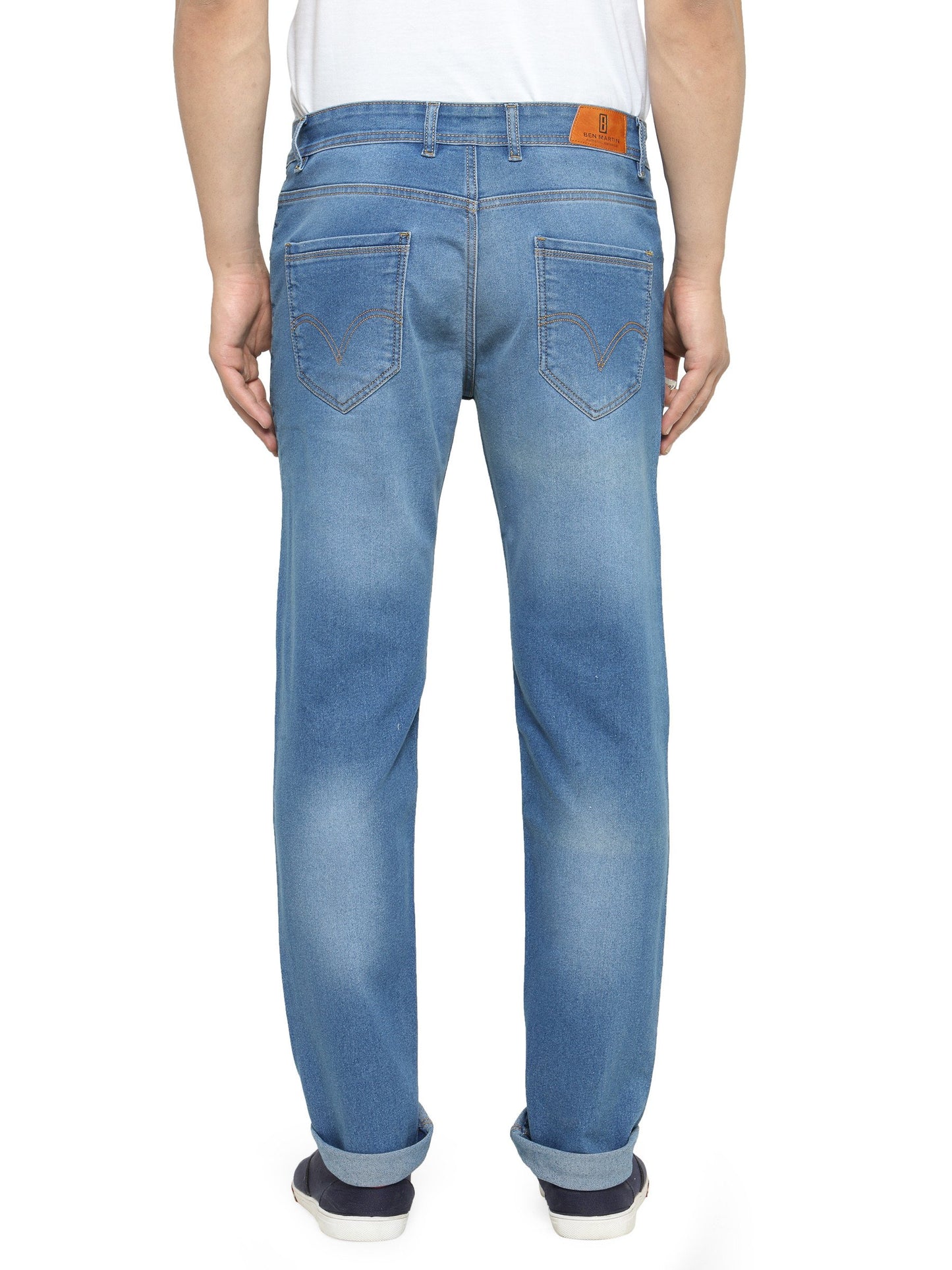 Ben Martin Men's Relaxed Fit Jeans (BMW-JJ3-LIGHT-p4-38A_Light Blue_38)