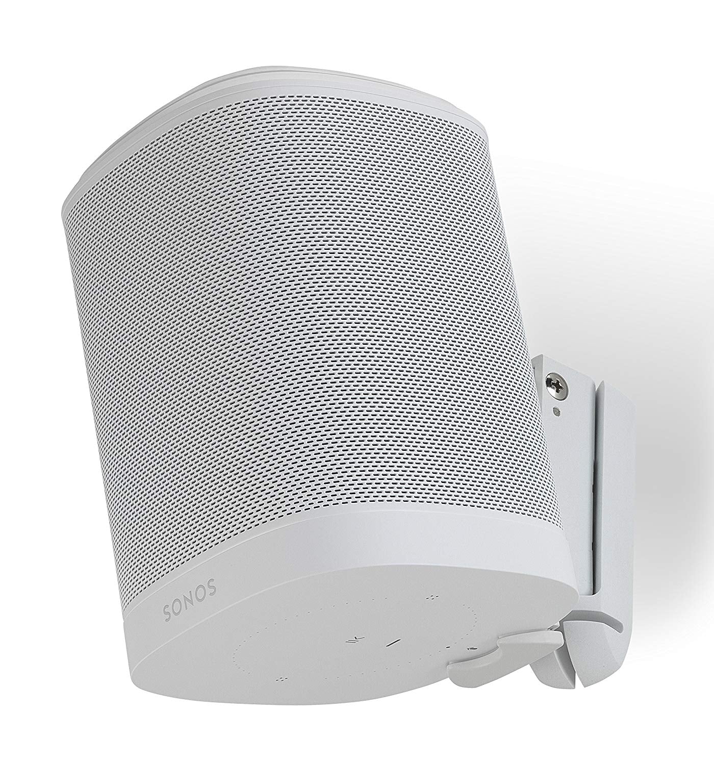 (Single, White) - Flexson Wall Mount for Sonos One - White