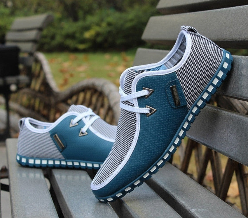Men's Summer Fashion Casual Canvas Sneaker Shoes Ultralight Flattie Breathable Shoes
