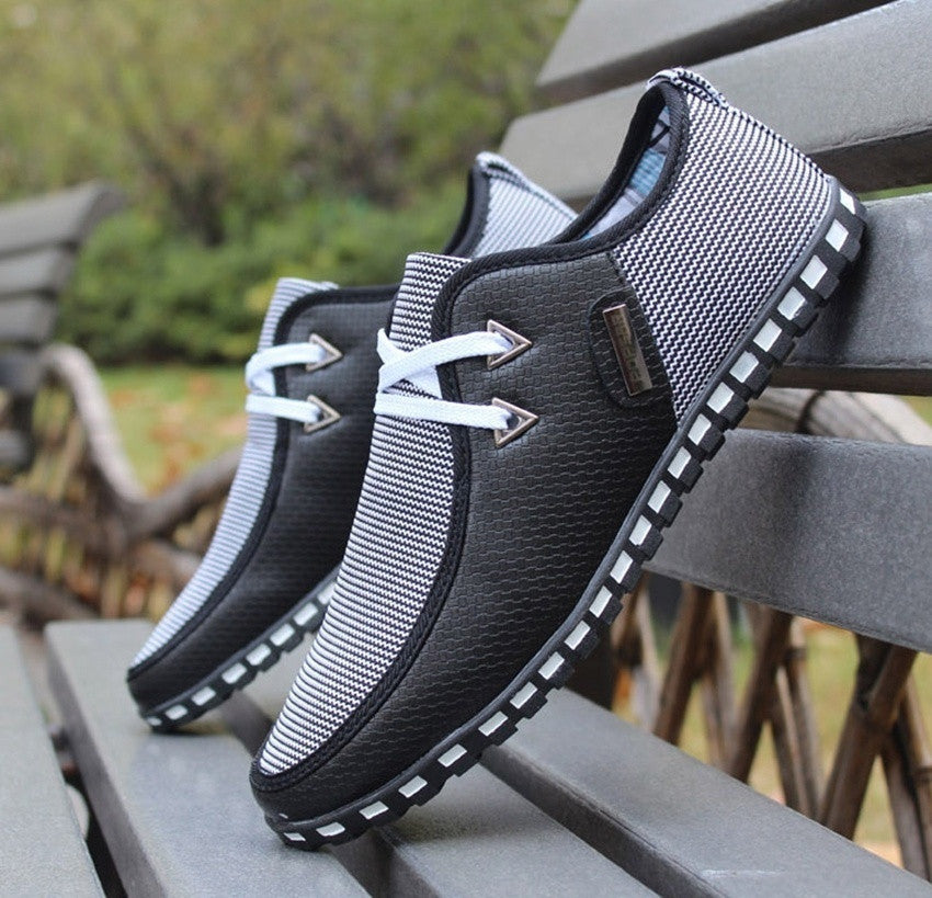 Men's Summer Fashion Casual Canvas Sneaker Shoes Ultralight Flattie Breathable Shoes