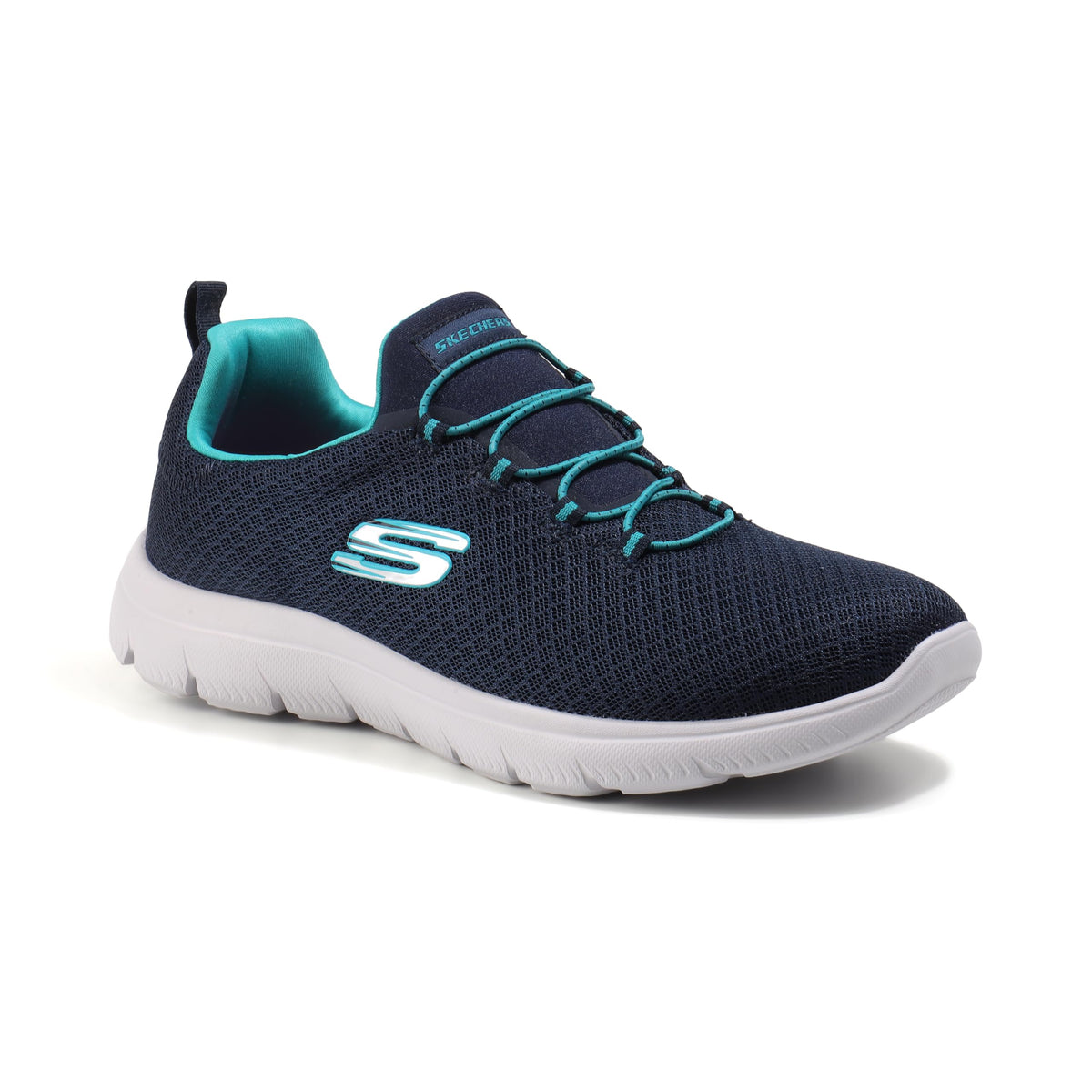 Skechers Womens Summits - 896220id Navy/Multi Casual Shoe - 3 UK (6 US) (896220ID-NVMT)