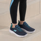 Skechers Womens Summits - 896220id Navy/Multi Casual Shoe - 3 UK (6 US) (896220ID-NVMT)