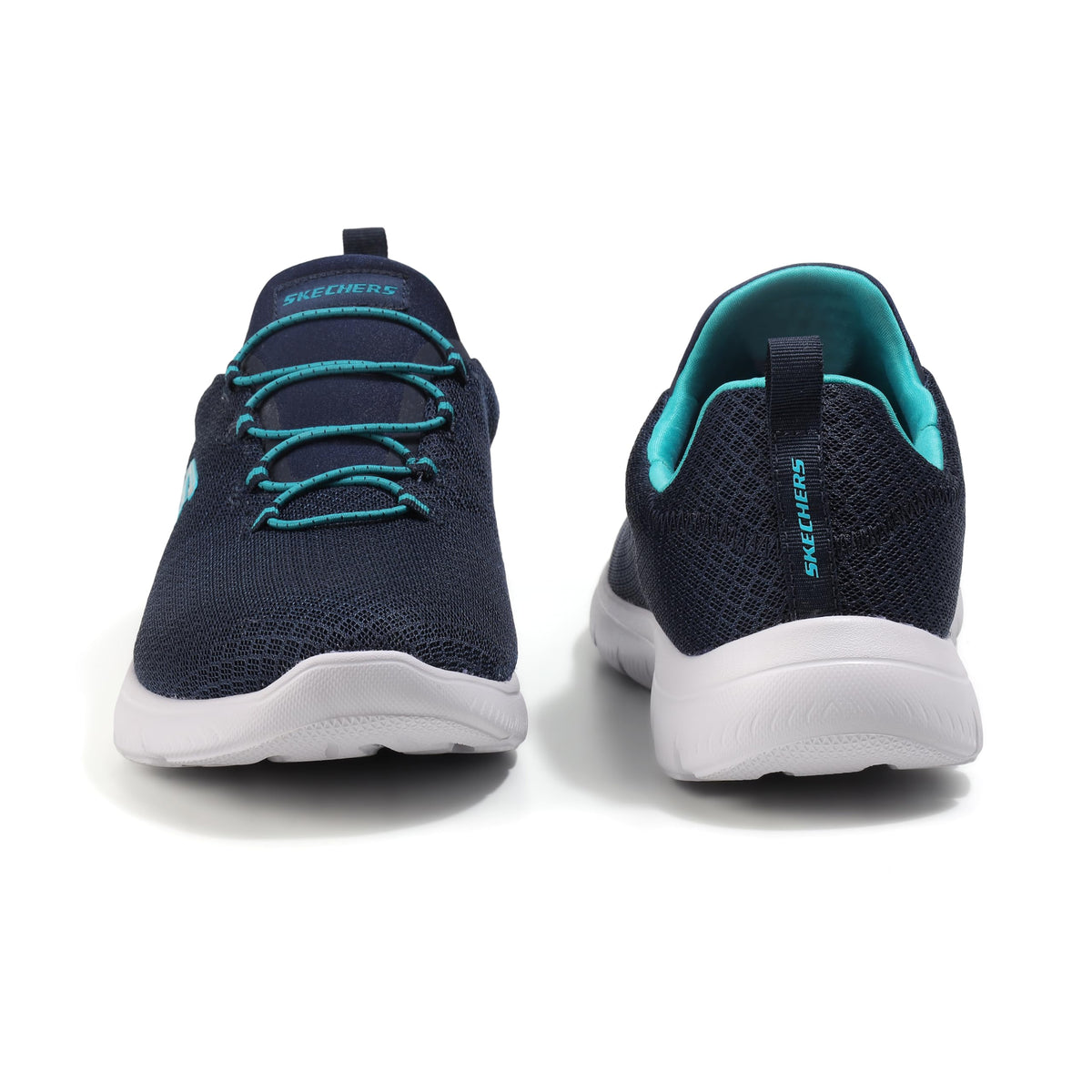 Skechers Womens Summits - 896220id Navy/Multi Casual Shoe - 3 UK (6 US) (896220ID-NVMT)