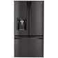 Kenmore Elite 74027 29.8 cu. ft. French Door Bottom-Freezer Refrigerator in Black Stainless Steel, includes delivery and hookup (Available in select cities only)