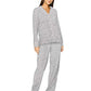 Mae Women's Sleepwear Cozy Flannel Notch Collar Pajama Set