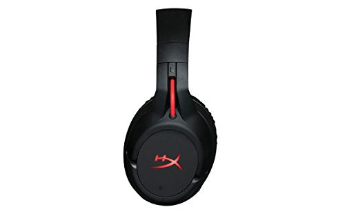 HyperX Cloud Flight Wireless Gaming Headset - 30 Hour Battery Life - Immersive In Game Audio - Intuitive Audio and Mic Controls - LED Lighting Effects - Works with PC/PS4 (HX-HSCF-BK/AM)