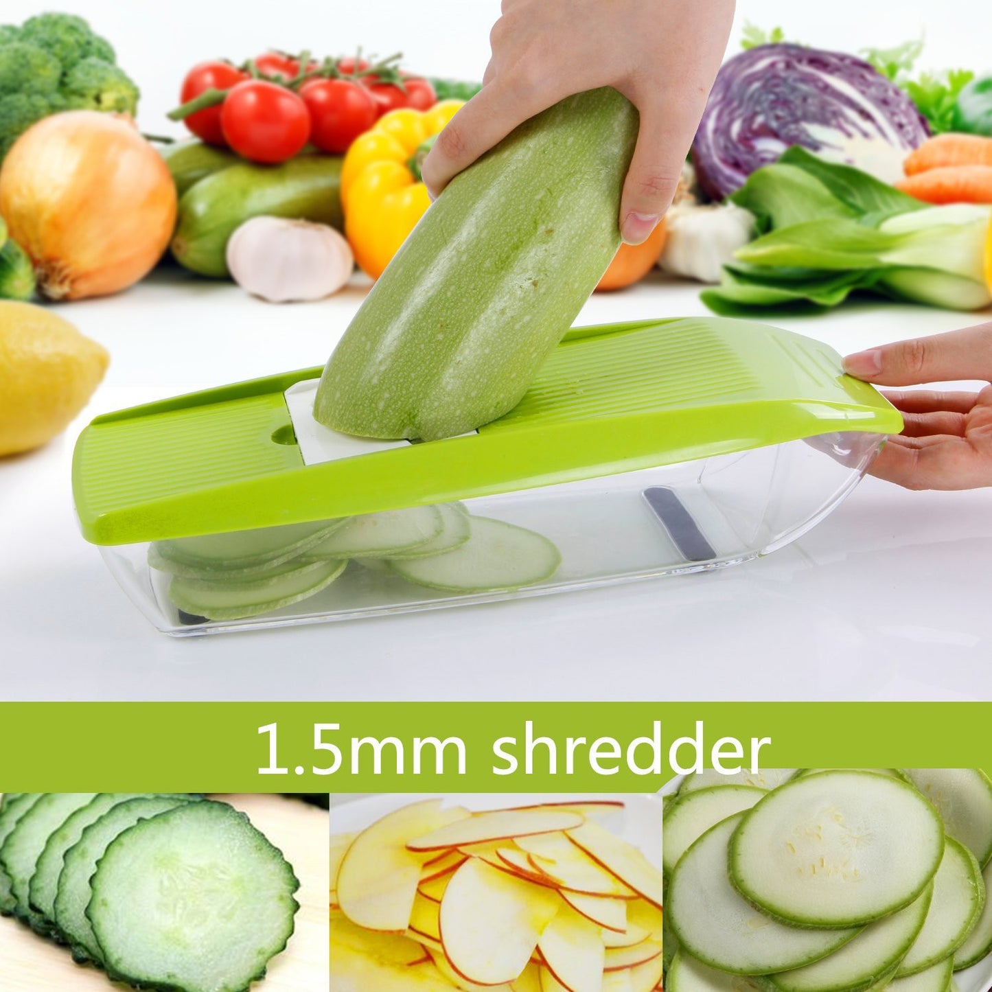 Lifewit Super mandolin Slicer Plus Vegetable Fruit Dicer Cutter Chopper Nicer Grater ABS - Walmart.com