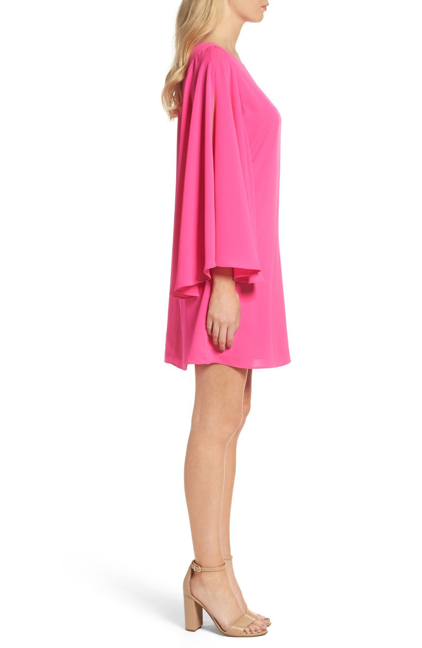 Butterfly Sleeve Shift Dress