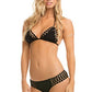 ale by Alessandra Women's Free Spirit Sliding Triangle Bikini Top Black S