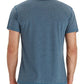 PEGENO Men's Casual Slim Fit Short Sleeve Henley T-shirts Cotton Shirts VG-Blue-US XL