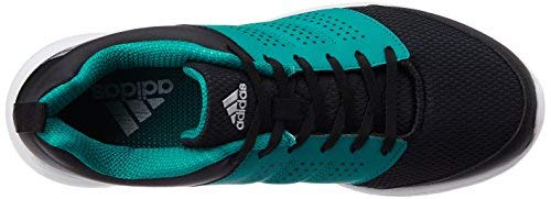 Adidas Men's Adispree M Black, Green and Silver Running Shoes - 8 UK/India (42 EU) (B79037)