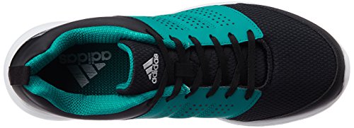 Adidas Men's Adispree M Black, Green and Silver Running Shoes - 8 UK/India (42 EU) (B79037)
