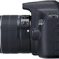 Canon EOS 1300D Kit Fotocamera Reflex Digitale da 18 Megapixel con Obiettivo EF-S IS II 18-55 mm, Wi-Fi, NFC, Versione EU, Nero/Antracite