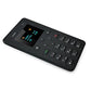 Fsmart M5 mini card Cell Phone 1.0 'LCD Ultra Slim Student Version Android Smartphone Cellphone Partner, Negro