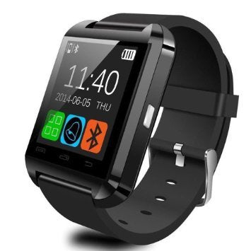 Pandaoo U8 Bluetooth Smart Watch for Android Smartphones - Black - My Shop