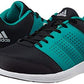 Adidas Men's Adispree M Black, Green and Silver Running Shoes - 8 UK/India (42 EU) (B79037)
