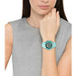 Armitron Sport Women's 45/7053LTG Digital Light Green Resin Strap Watch