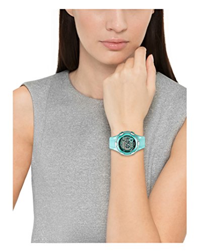 Armitron Sport Women's 45/7053LTG Digital Light Green Resin Strap Watch