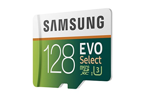 Samsung 128GB 100MB/s (U3) MicroSD EVO Select Memory Card with Adapter (MB-ME128GA/AM)