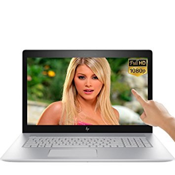 HP Envy 17.3-Inch Full HD IPS Touchscreen Laptop, 7th Intel Core i7-7500U, 16GB DDR4 RAM, 1TB 7200RPM HDD, NVIDIA GeForce 940MX, DVD, HDMI, Bluetooth, Backlit Keyboard, Windows 10-Silver