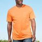 KingSize Men's Big & Tall Longer-Length Lightweight V-Neck Tee, Black Big-5Xl