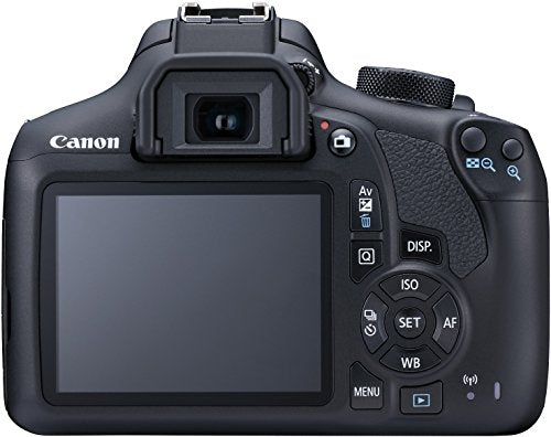Canon EOS 1300D Kit Fotocamera Reflex Digitale da 18 Megapixel con Obiettivo EF-S IS II 18-55 mm, Wi-Fi, NFC, Versione EU, Nero/Antracite