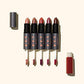 P/Y/T BEAUTY Strike Twice Lip Duo, Bare All, Peachy Nude, 2 in 1 Peachy Nude Lip Gloss and Matte Lipstick, Moisturizing, Long Lasting Lipstick and Lip Gloss, Hypoallergenic, Cruelty Free, 1 Count