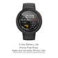 Amazfit Verge Smartwatch with GPS Plus GLONASS All-Day Heart Rate and Activity Tracking, 5-Day Long Battery Life, Make and Answer Phone Call, IP68 Waterproof, A1811 Gray