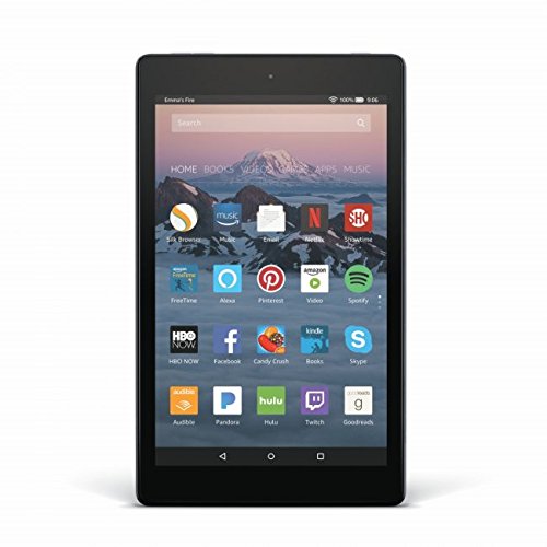 Fire HD 8 Tablet with Alexa, 8" HD Display, 16 GB, Black - with Special Offers