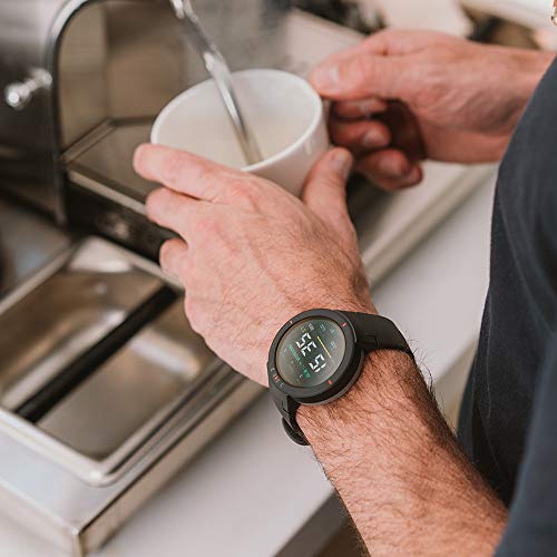 Amazfit Verge Smartwatch with GPS Plus GLONASS All-Day Heart Rate and Activity Tracking, 5-Day Long Battery Life, Make and Answer Phone Call, IP68 Waterproof, A1811 Gray